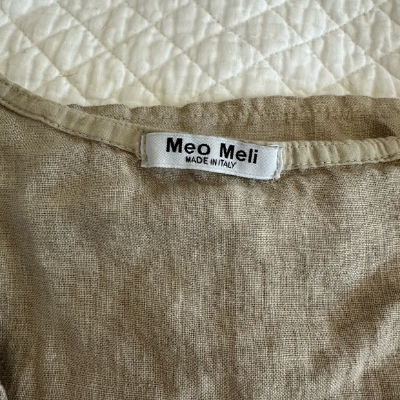 Elegant Tan Mini Dress - Picture 2 of 4